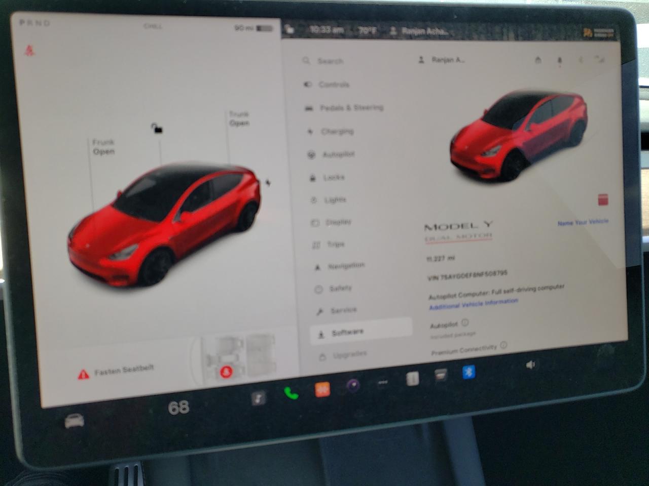 7SAYGDEF8NF508795 2022 Tesla Model Y