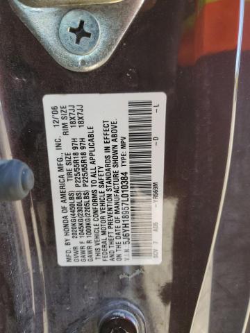 2007 Honda Element Sc VIN: 5J6YH18957L010384 Lot: 53859204