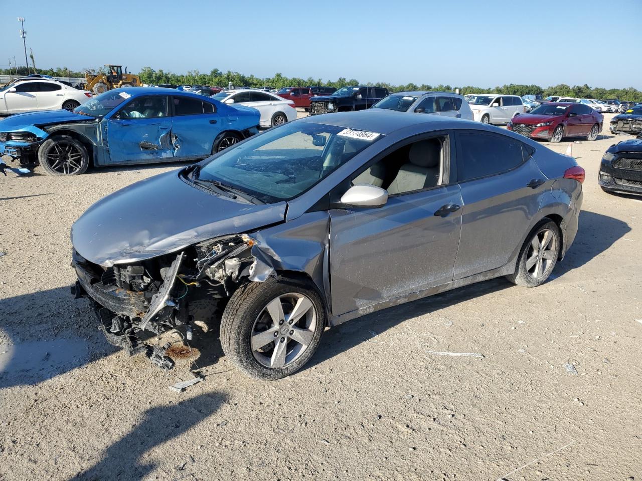 KMHDH4AE7DU517799 2013 Hyundai Elantra Gls