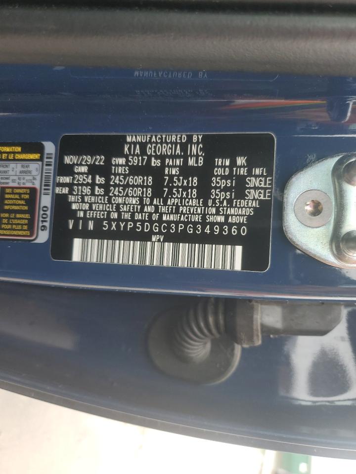 5XYP5DGC3PG349360 2023 Kia Telluride Sx