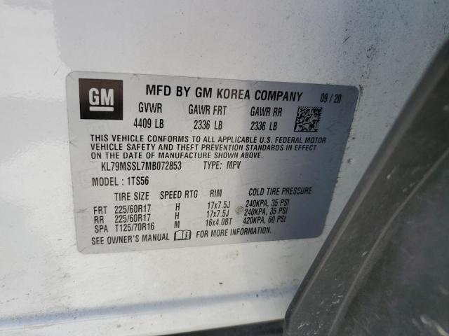 2021 CHEVROLET TRAILBLAZE - KL79MSSL7MB072853