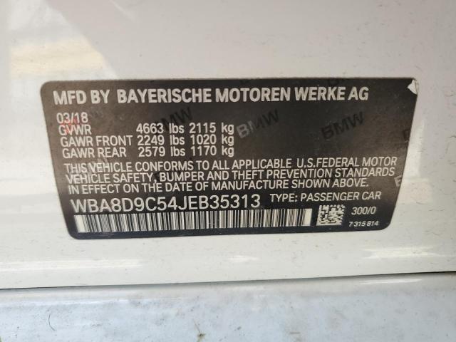 VIN WBA8D9C54JEB35313 2018 BMW 3 Series, 330 XI no.12