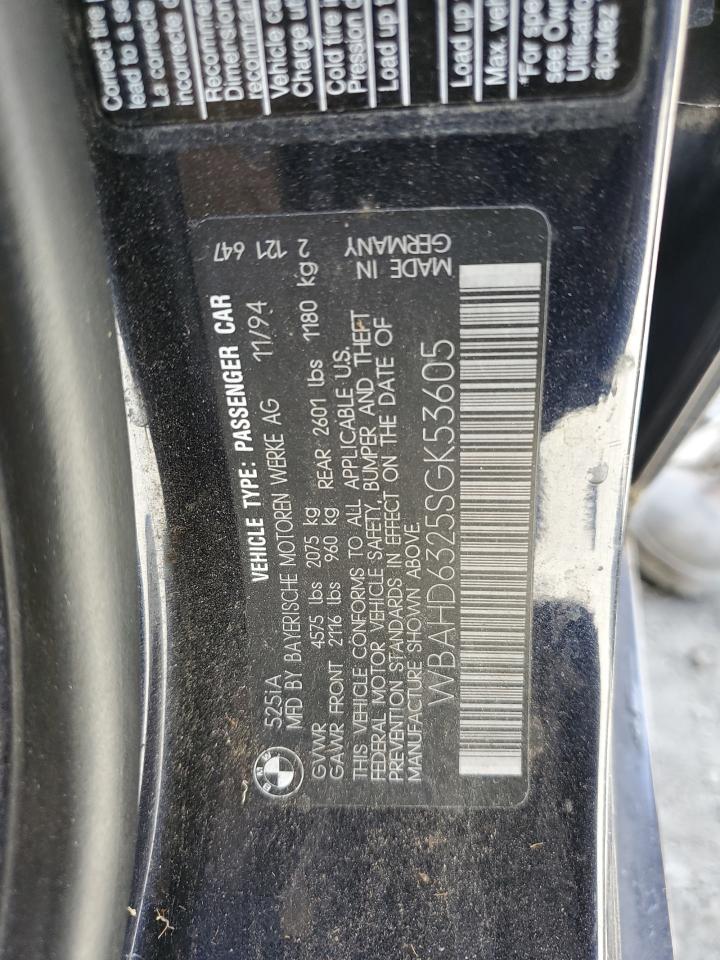 WBAHD6325SGK53605 1995 BMW 525 I Automatic