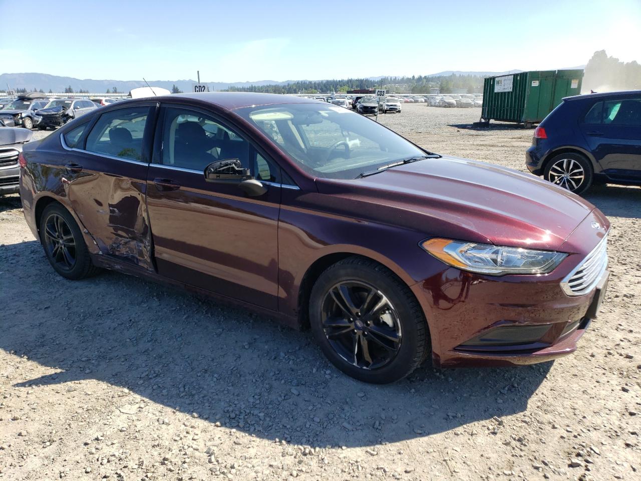 3FA6P0HD4JR187814 2018 Ford Fusion Se