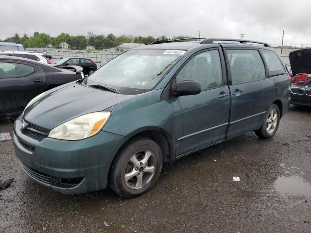 Lot #2526377117 2005 TOYOTA SIENNA CE salvage car