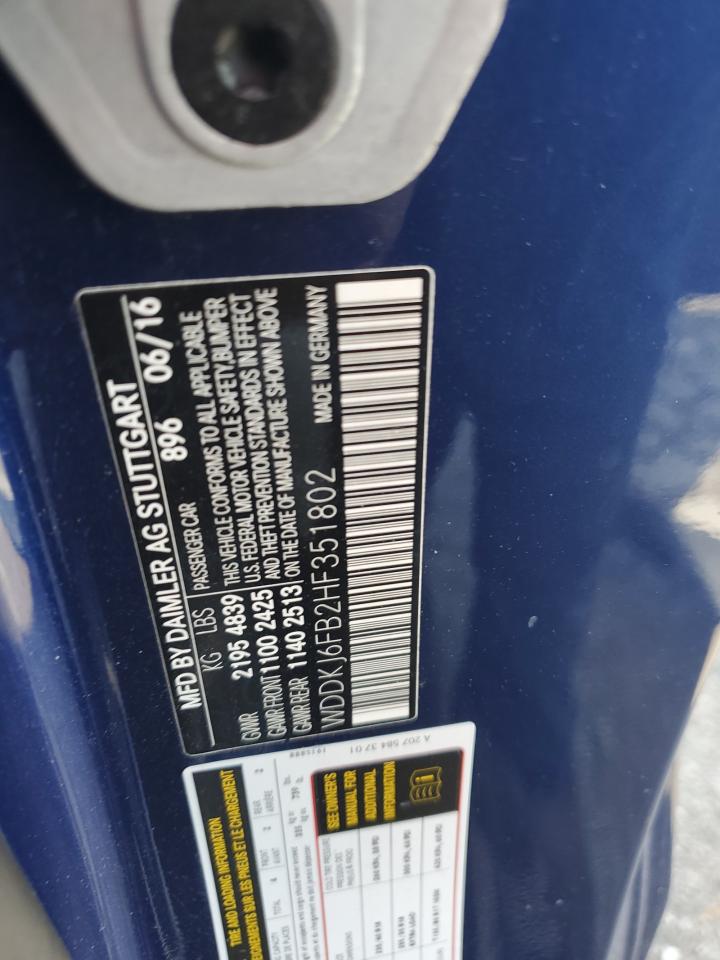 WDDKJ6FB2HF351802 2017 Mercedes-Benz E 400