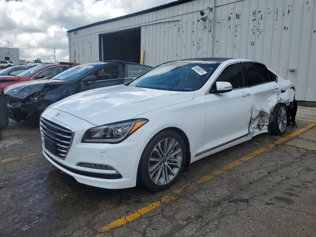 2017 Genesis G80 Base vin: KMHGN4JE5HU187401