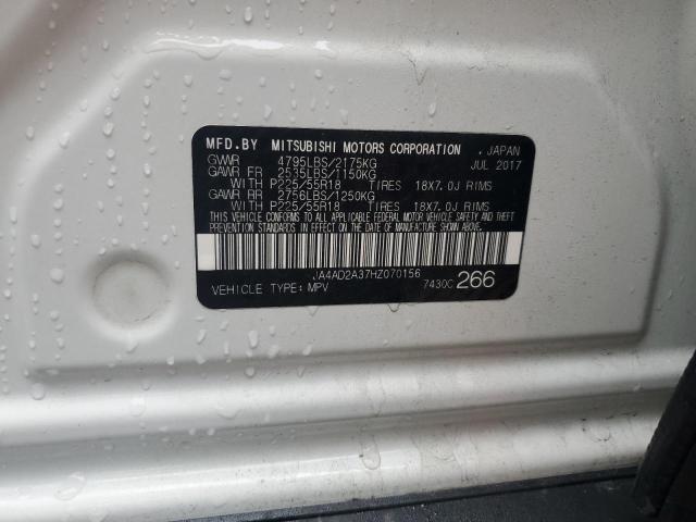2017 MITSUBISHI OUTLANDER - JA4AD2A37HZ070156