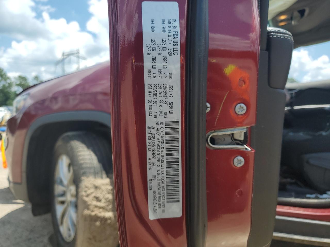 1C4PJLCB5LD606661 2020 Jeep Cherokee Latitude