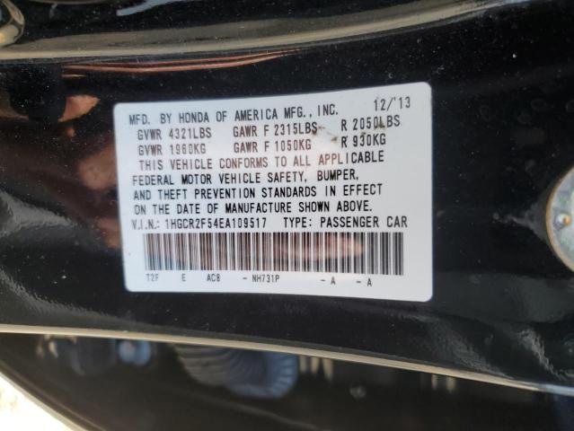 VIN 1HGCR2F54EA109517 2014 Honda Accord, Sport no.12