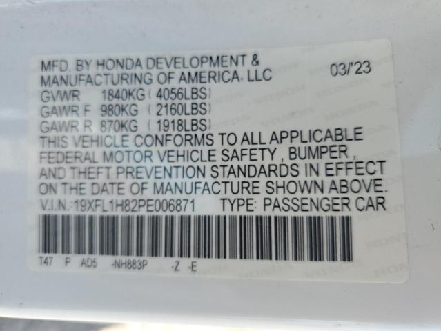 2023 HONDA CIVIC SPOR - 19XFL1H82PE006871