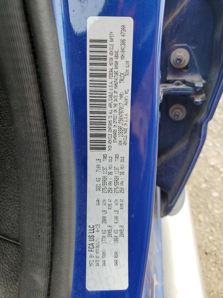 1C6SRFJT5KN787017 2019 Ram 1500 Laramie