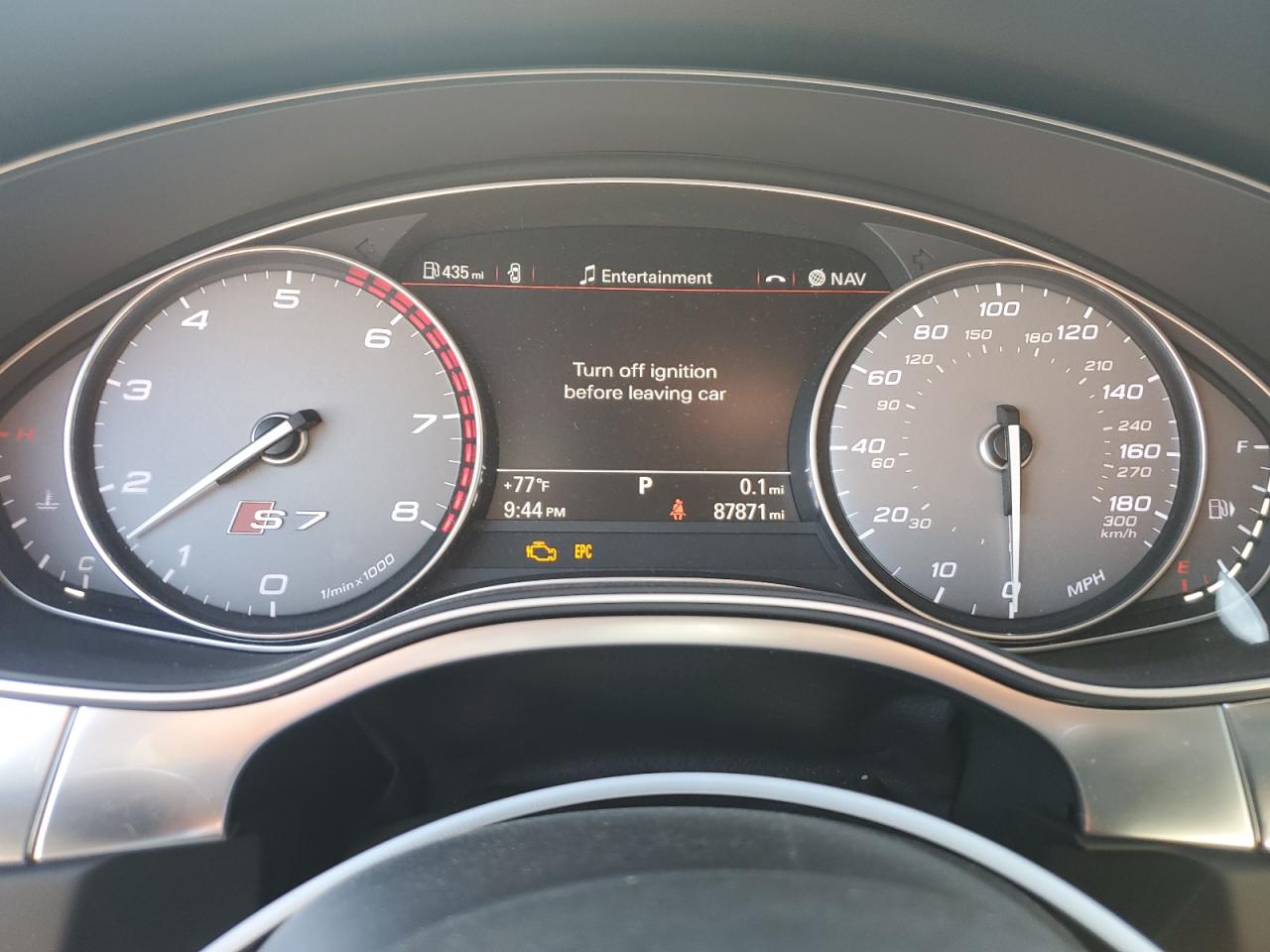 WAU32BFC7DN085199 2013 Audi S7 Prestige