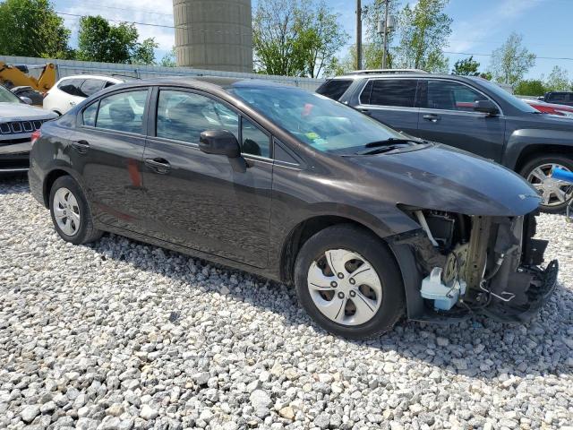 2013 Honda Civic Lx VIN: 2HGFB2F50DH590657 Lot: 53064194