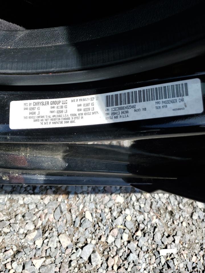 1C3CCBBB8DN525402 2013 Chrysler 200 Touring