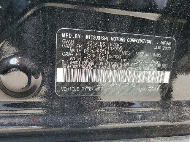 2022 Mitsubishi Outlander Sport Es VIN: JA4ARUAU6NU017172 Lot: 55941904