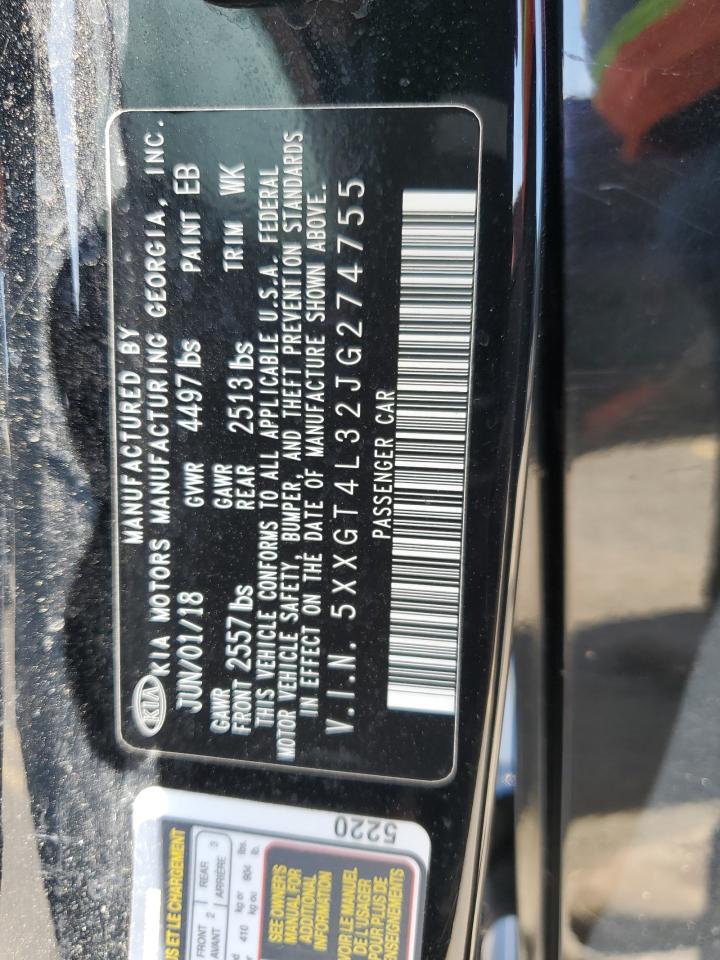 5XXGT4L32JG274755 2018 Kia Optima Lx