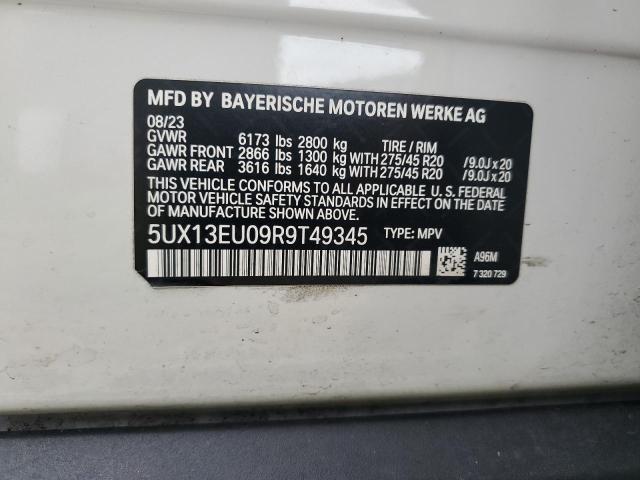 2024 BMW X5 Sdrive 40I VIN: 5UX13EU09R9T49345 Lot: 53176444