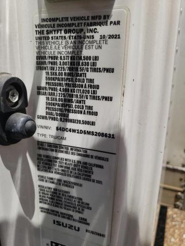 2021 Isuzu Npr Hd VIN: 54DC4W1D5MS208631 Lot: 55697984