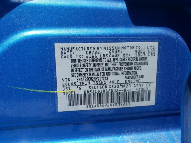 2022 Nissan Sentra Sv VIN: 3N1AB8CV2NY297213 Lot: 55892644