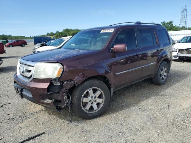 Lot #2522127156 2010 HONDA PILOT TOUR salvage car