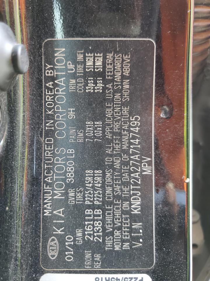 KNDJT2A27A7147495 2010 Kia Soul +