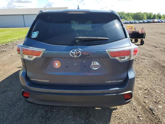 2015 Toyota Highlander Limited VIN: 5TDDKRFH3FS075276 Lot: 54740484