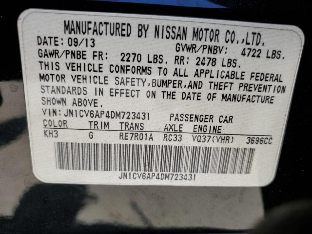 2013 Infiniti G37 Base VIN: JN1CV6AP4DM723431 Lot: 56438804