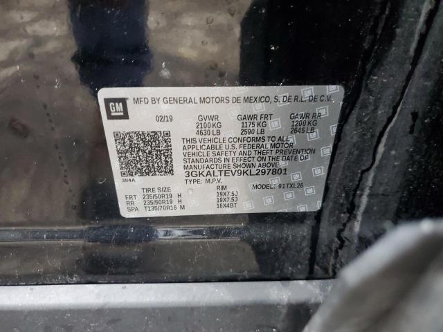 2019 GMC Terrain Sle VIN: 3GKALTEV9KL297801 Lot: 55136484