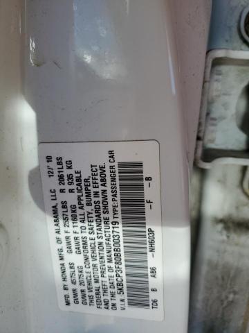 2011 Honda Accord Exl VIN: 5KBCP3F80BB003719 Lot: 56935704