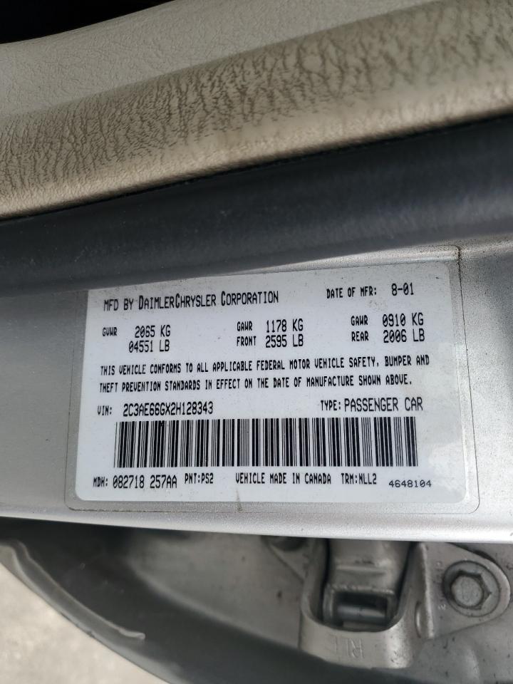 2C3AE66GX2H128343 2002 Chrysler 300M