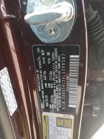 2020 Kia Optima Lx VIN: 5XXGT4L39LG398587 Lot: 56110994