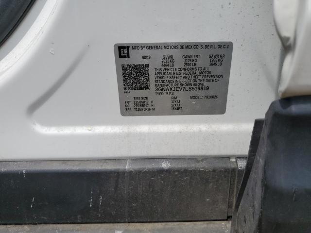 2020 Chevrolet Equinox Lt VIN: 3GNAXJEV7LS519819 Lot: 55134194