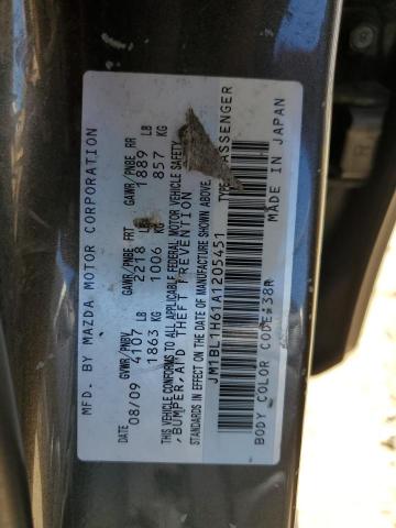 2010 Mazda 3 S VIN: JM1BL1H61A1205451 Lot: 55185504