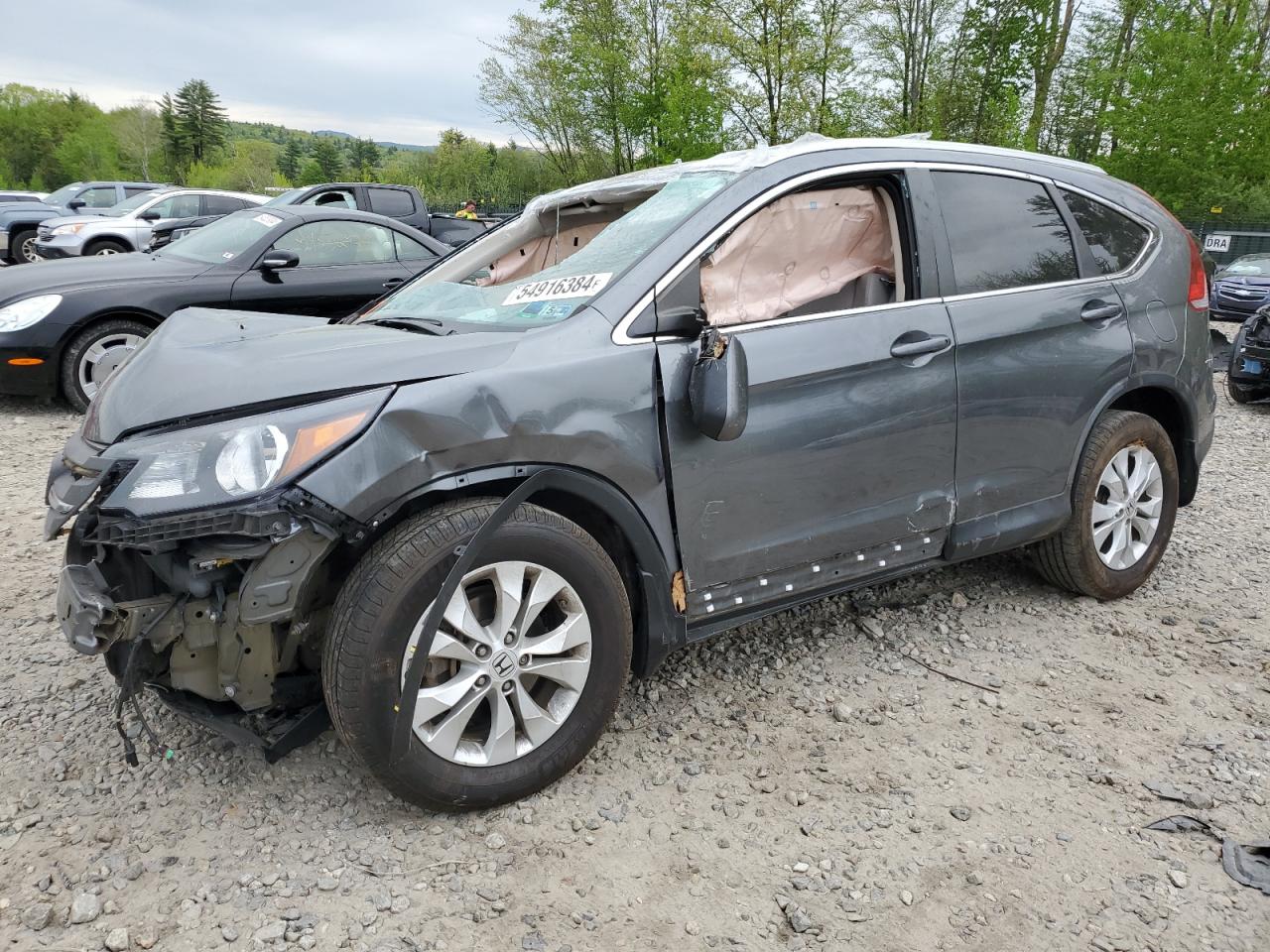 2013 Honda Cr-V Exl vin: 2HKRM4H74DH617740