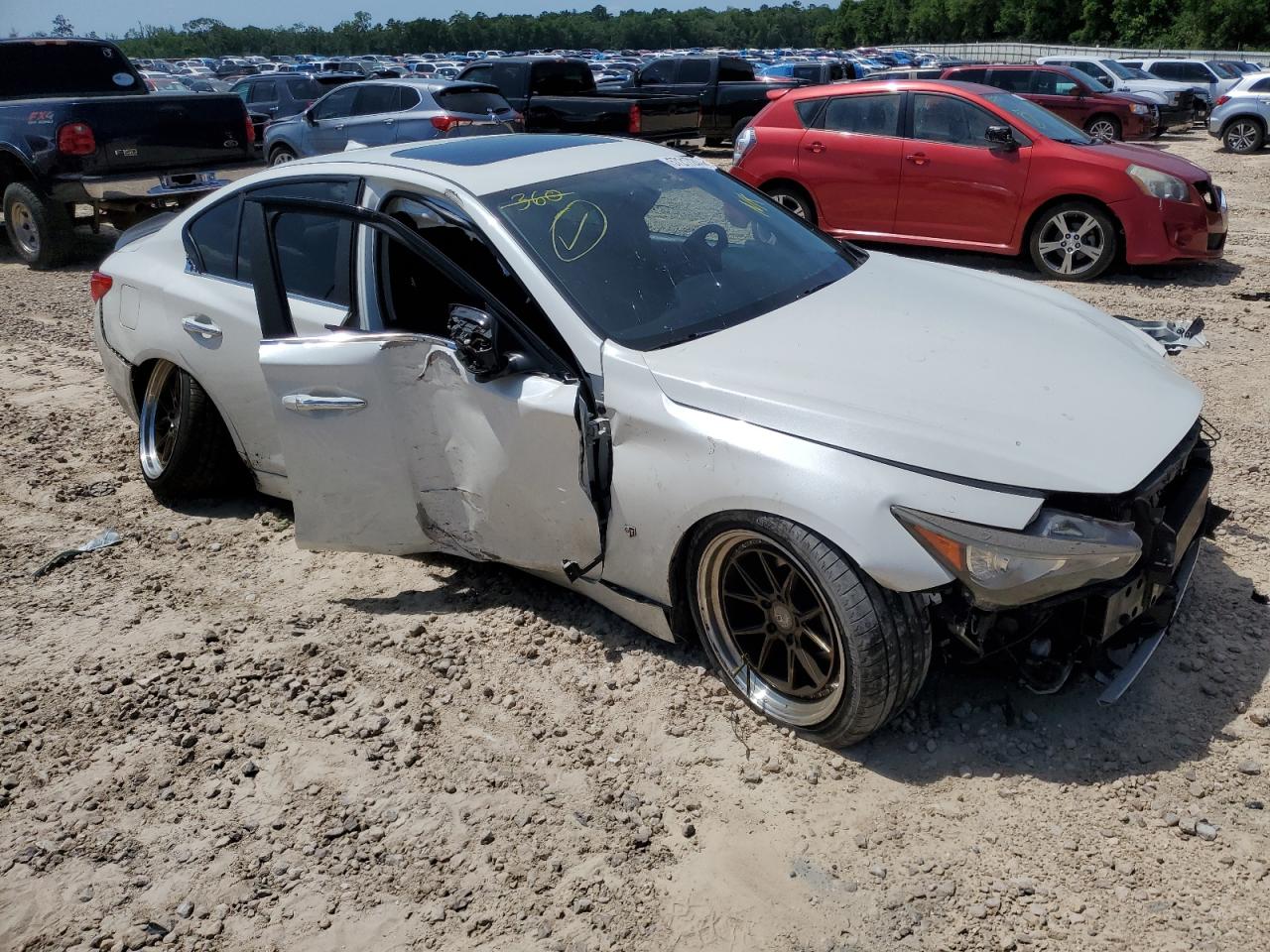 JN1FV7AP3GM420437 2016 Infiniti Q50 Red Sport 400