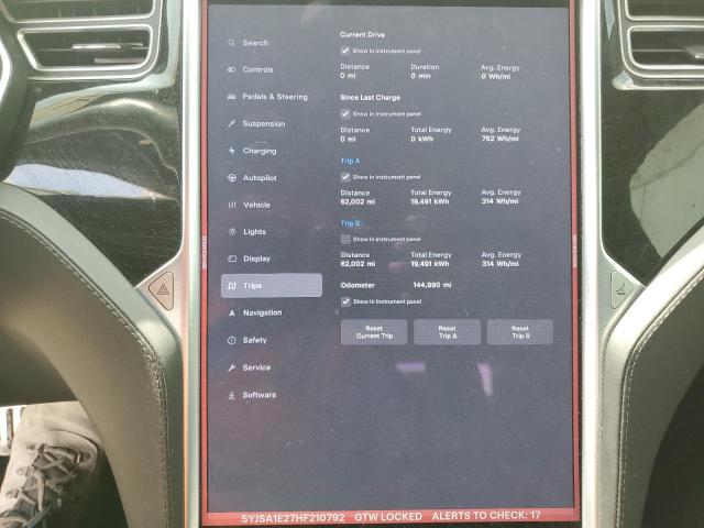 5YJSA1E27HF210792 2017 Tesla Model S