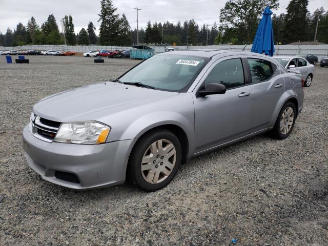 Lot #2571958894 2014 DODGE AVENGER SE salvage car