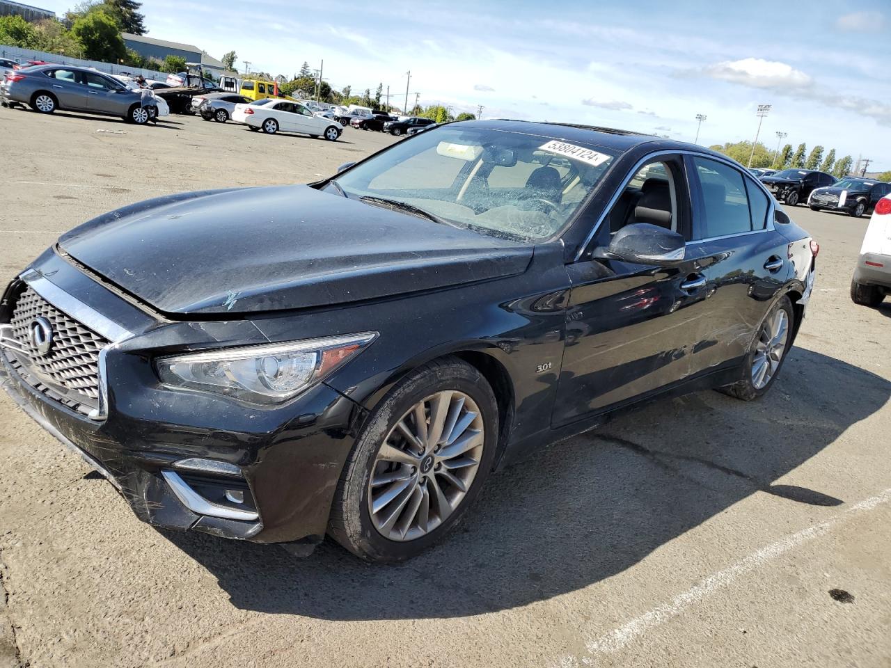 JN1EV7AP4KM516923 2019 Infiniti Q50 Luxe