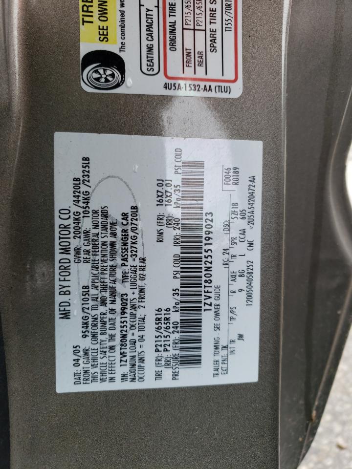 1ZVFT80N255199023 2005 Ford Mustang