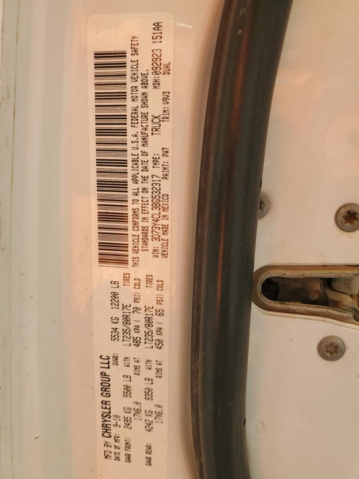 3D73Y4CL3BG532317 2011 Dodge Ram 3500