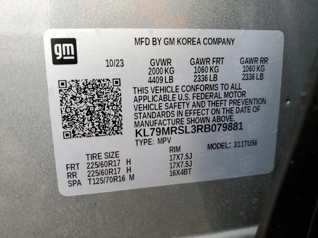2024 CHEVROLET TRAILBLAZE - KL79MRSL3RB079881