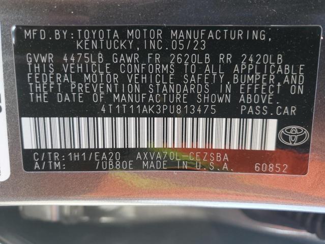 2023 Toyota Camry Se Night Shade VIN: 4T1T11AK3PU813475 Lot: 54999004