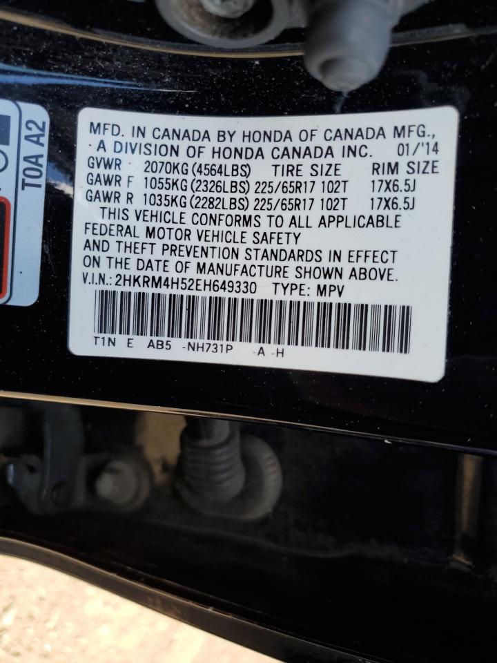 2HKRM4H52EH649330 2014 Honda Cr-V Ex