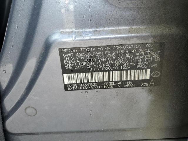 2014 Lexus Is 250 VIN: JTHCF1D20E5011229 Lot: 54955394