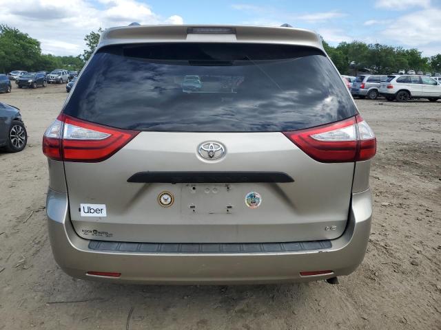 2015 Toyota Sienna Le VIN: 5TDKK3DC6FS578716 Lot: 55295144