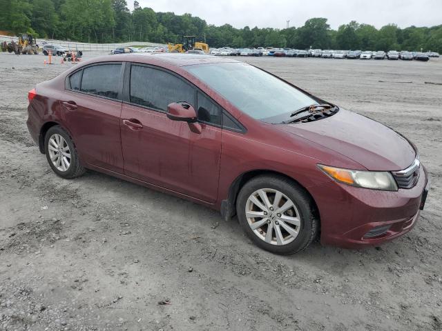 2012 Honda Civic Ex VIN: 2HGFB2F89CH572411 Lot: 53523404