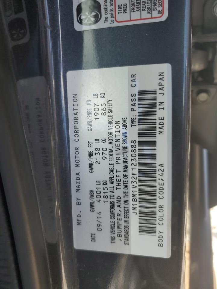 JM1BM1V32F1230888 2015 Mazda 3 Touring