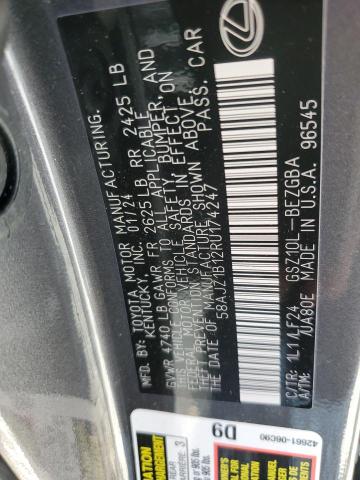 2024 LEXUS ES 350 F S - 58AJZ1B12RU174247