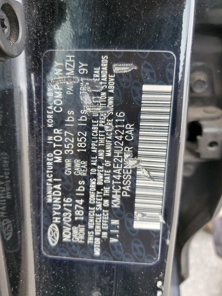 KMHCT4AE2HU242116 2017 Hyundai Accent Se